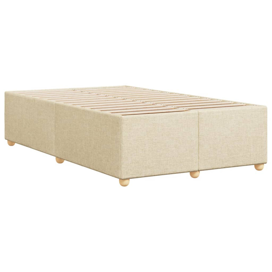 Bedframe stof crèmekleurig 120x200 cm