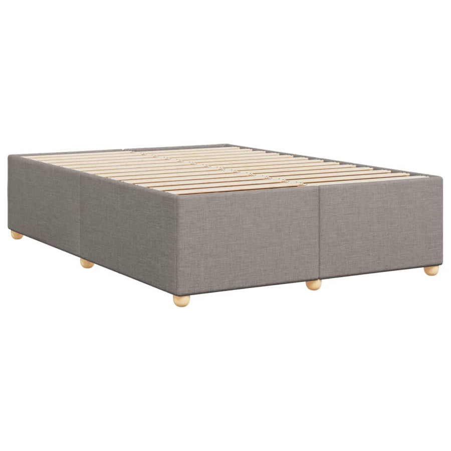 Bedframe zonder matras stof taupe 140x190 cm