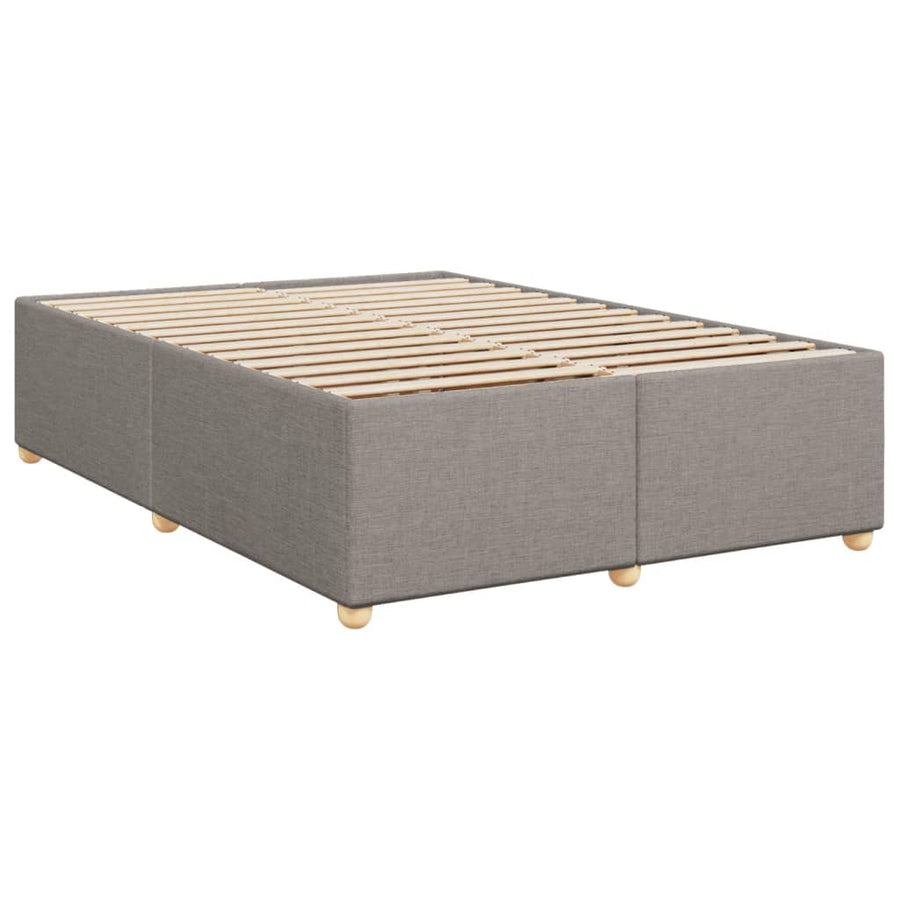 Bedframe zonder matras stof taupe 140x200 cm
