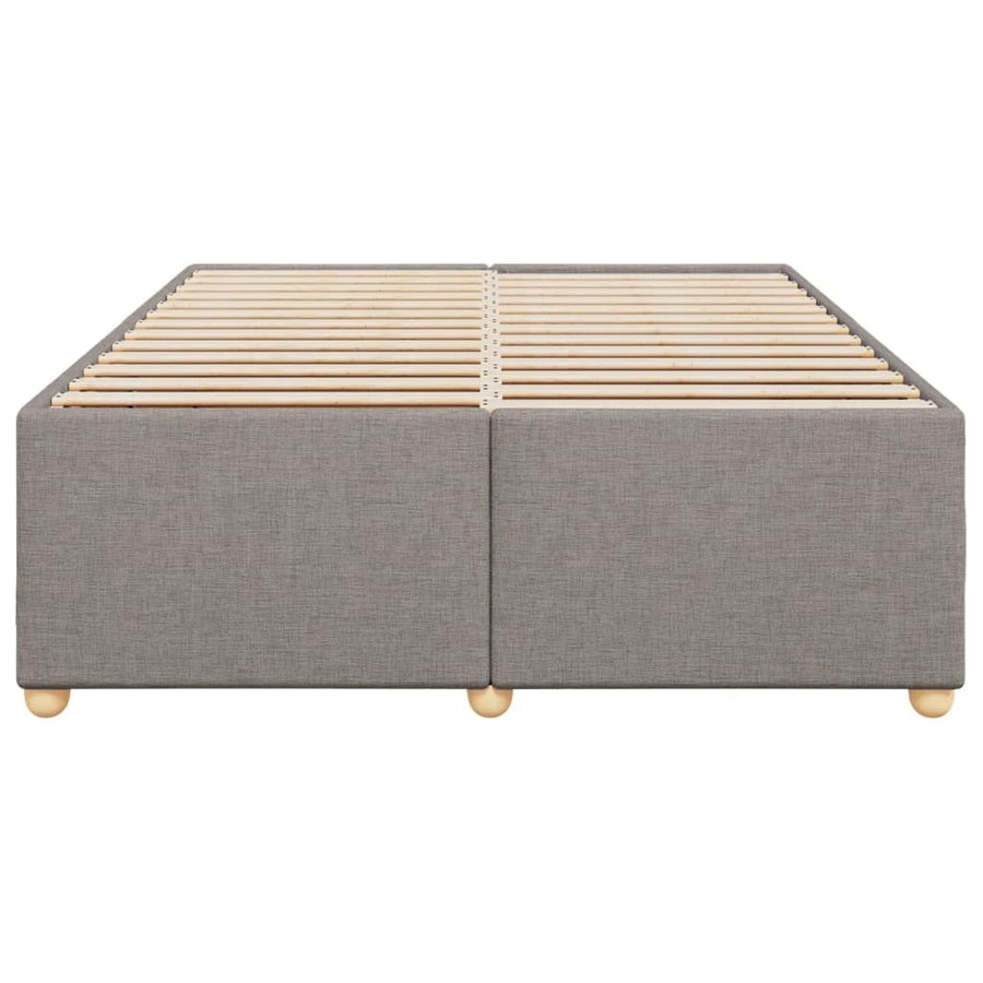 Bedframe zonder matras stof taupe 140x200 cm