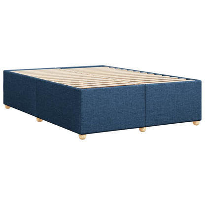 Bedframe zonder matras stof blauw 140x200 cm