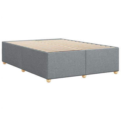 Bedframe zonder matras stof lichtgrijs 160x200 cm