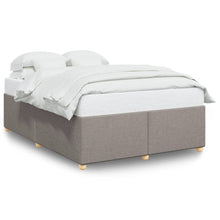 Bedframe zonder matras stof taupe 160x200 cm