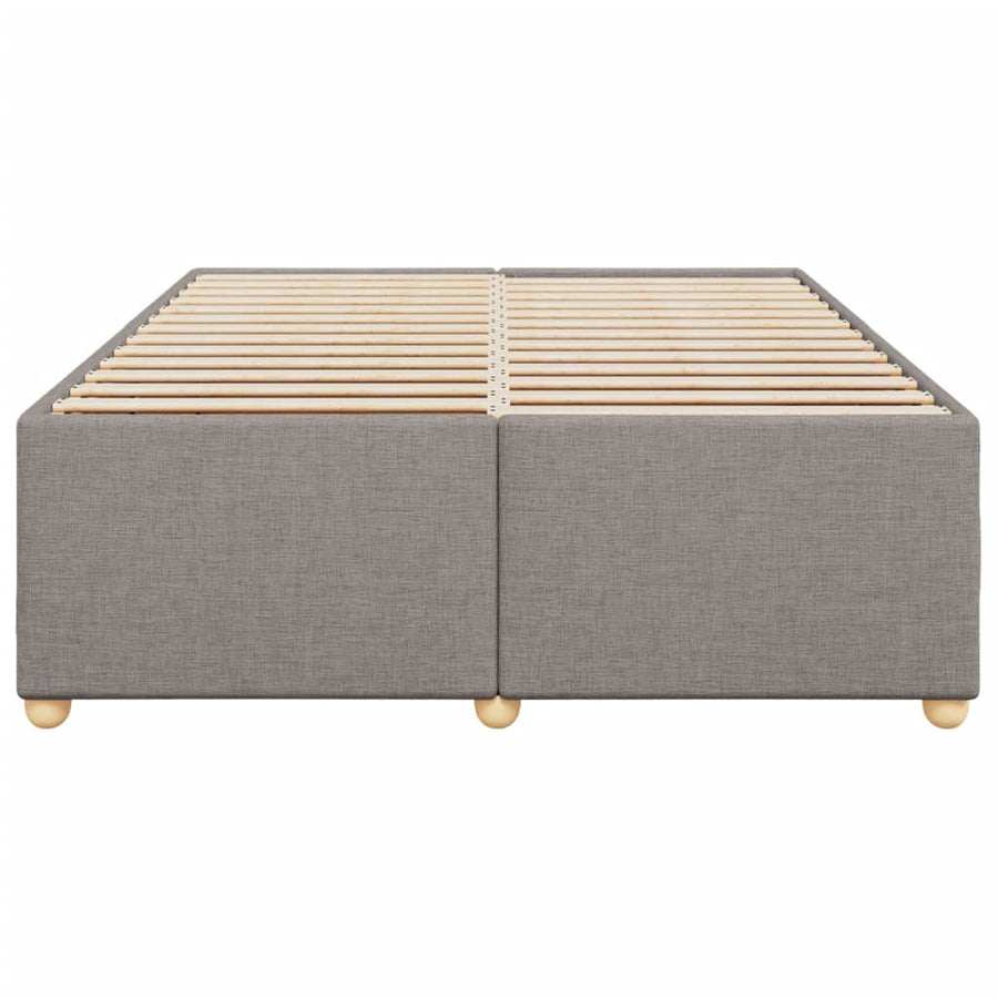 Bedframe zonder matras stof taupe 160x200 cm