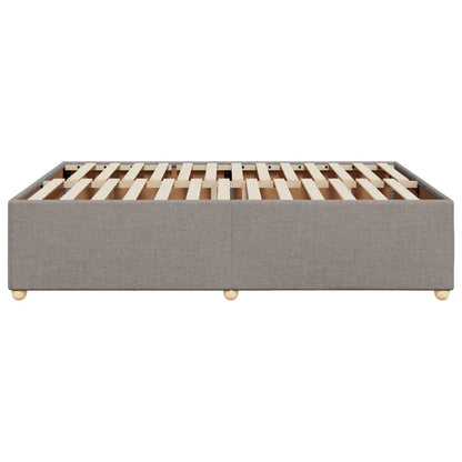 Bedframe zonder matras stof taupe 160x200 cm