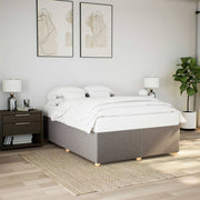 Bedframe stof taupe 160x200 cm