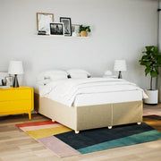 Bedframe stof crèmekleurig 160x200 cm