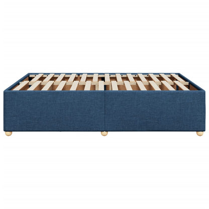 Bedframe zonder matras stof blauw 160x200 cm