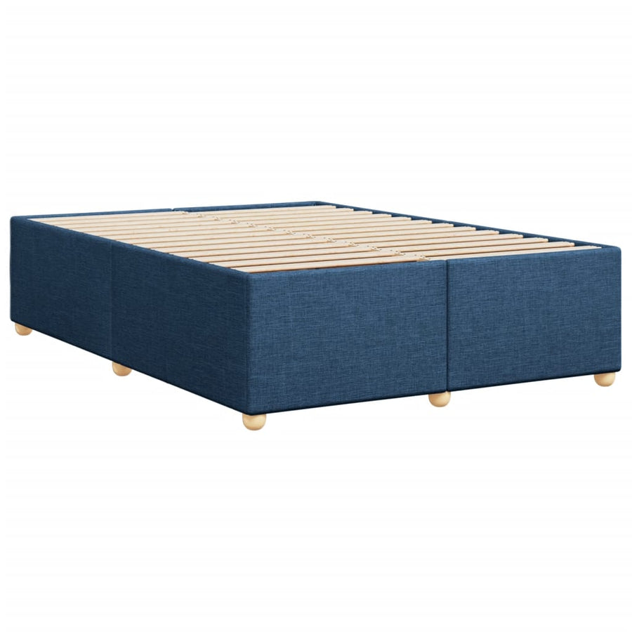 Bedframe zonder matras stof blauw 160x200 cm