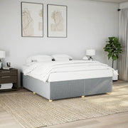 Bedframe stof lichtgrijs 180x200 cm