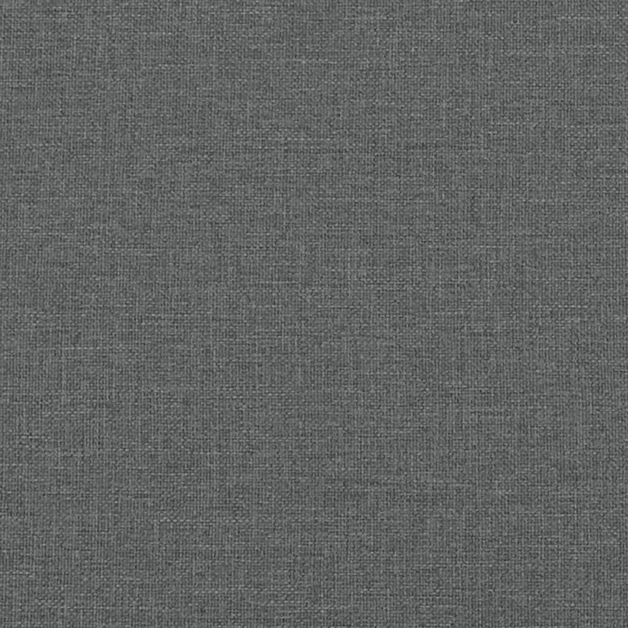 Bedframe zonder matras stof donkergrijs 180x200 cm