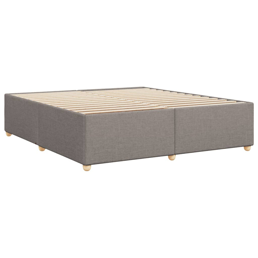 Bedframe zonder matras stof taupe 180x200 cm