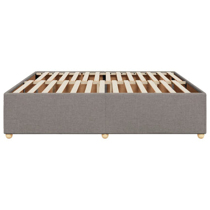 Bedframe zonder matras stof taupe 180x200 cm