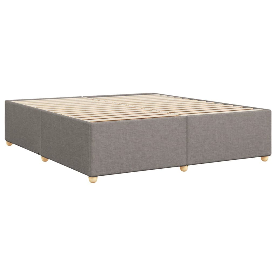 Bedframe zonder matras stof taupe 180x200 cm