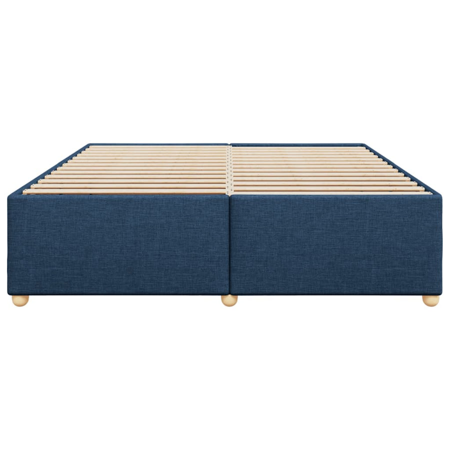 Bedframe zonder matras stof blauw 180x200 cm