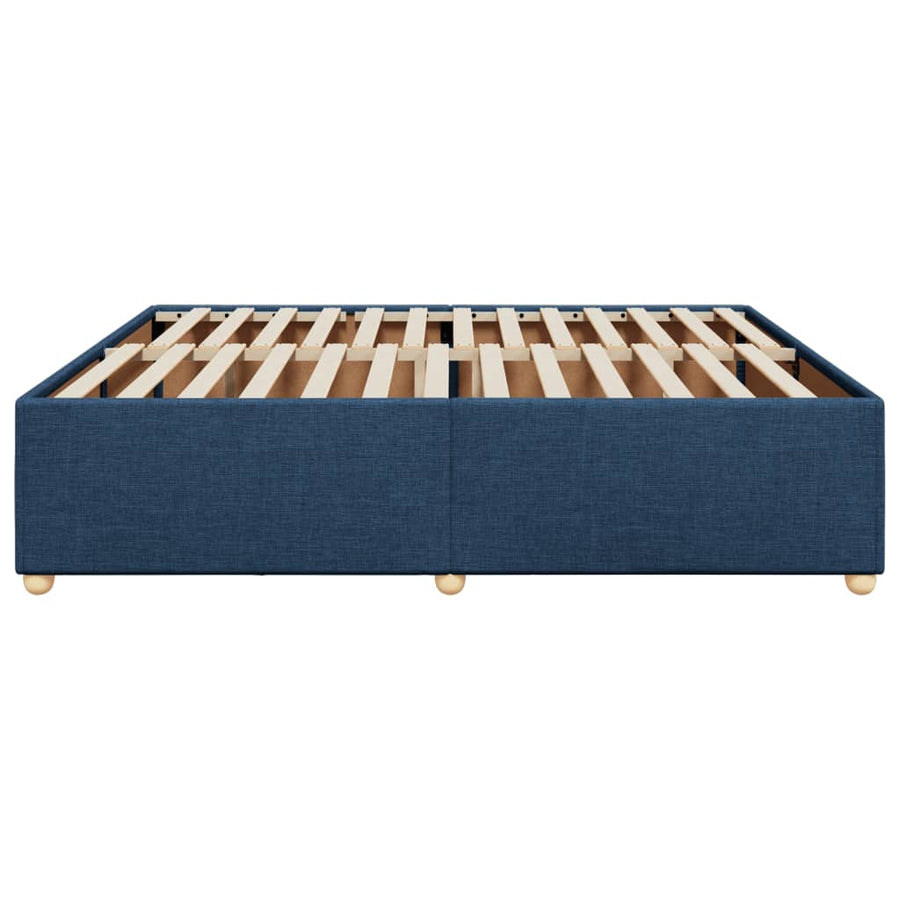 Bedframe zonder matras stof blauw 180x200 cm
