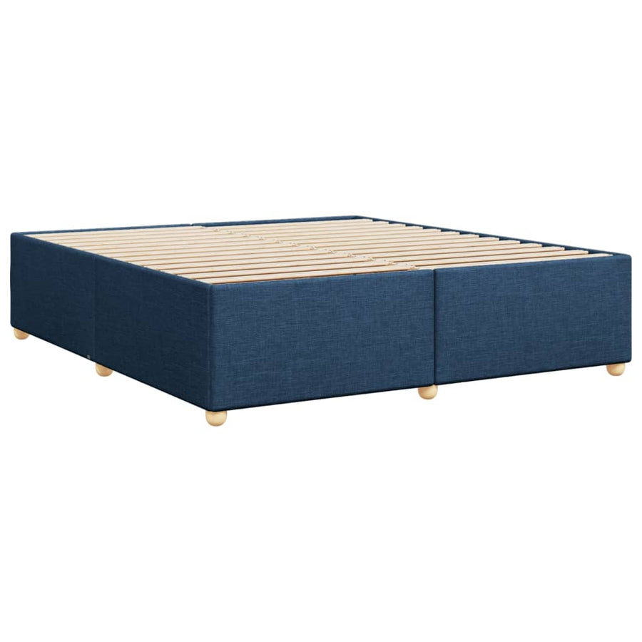 Bedframe zonder matras stof blauw 180x200 cm
