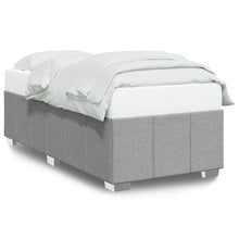 Bedframe stof lichtgrijs 80x200 cm
