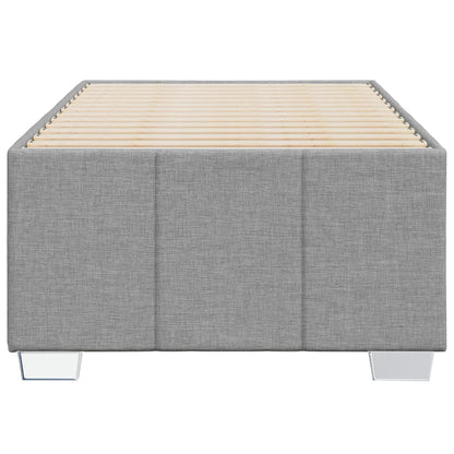 Bedframe stof lichtgrijs 80x200 cm