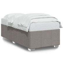 Bedframe stof taupe 80x200 cm