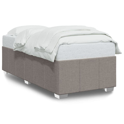 Bedframe stof taupe 80x200 cm