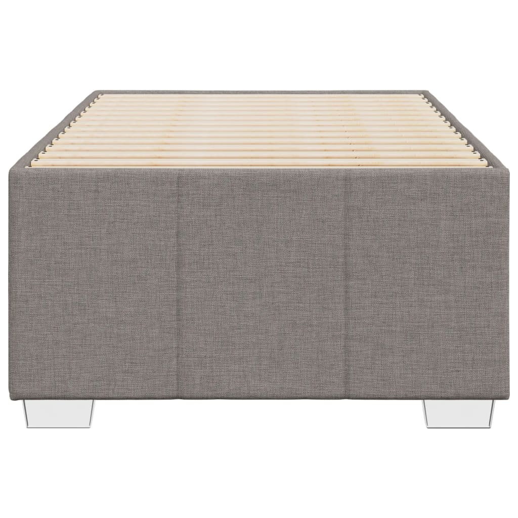 Bedframe stof taupe 80x200 cm