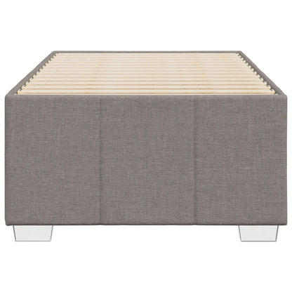 Bedframe stof taupe 80x200 cm
