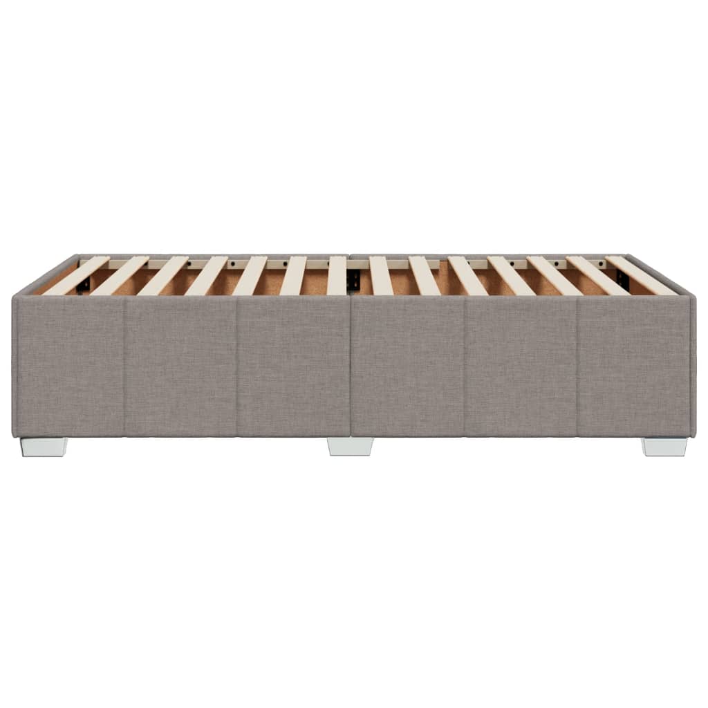 Bedframe stof taupe 80x200 cm