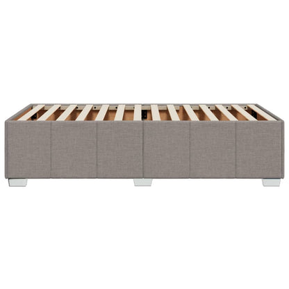 Bedframe stof taupe 80x200 cm