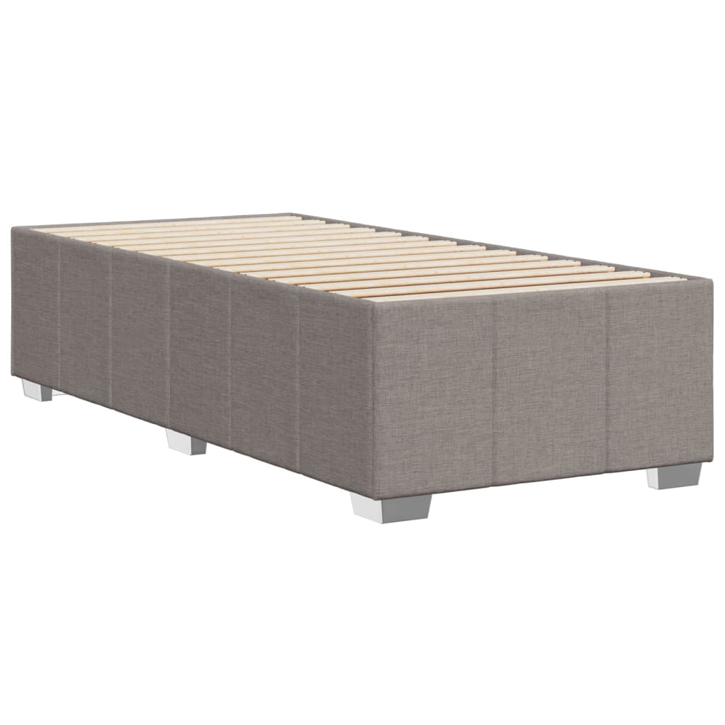 Bedframe stof taupe 80x200 cm