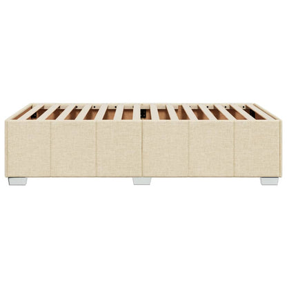 Bedframe stof crème 80x200 cm