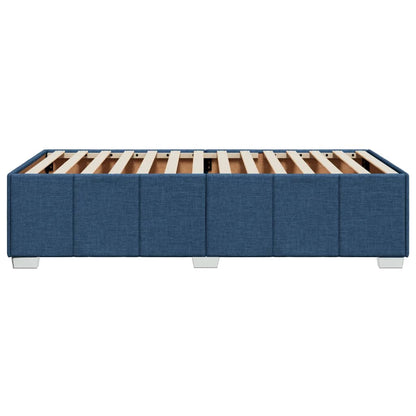 Bedframe zonder matras 80x200 cm stof blauw