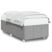 Bedframe stof lichtgrijs 90x190 cm