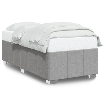 Bedframe stof lichtgrijs 90x190 cm