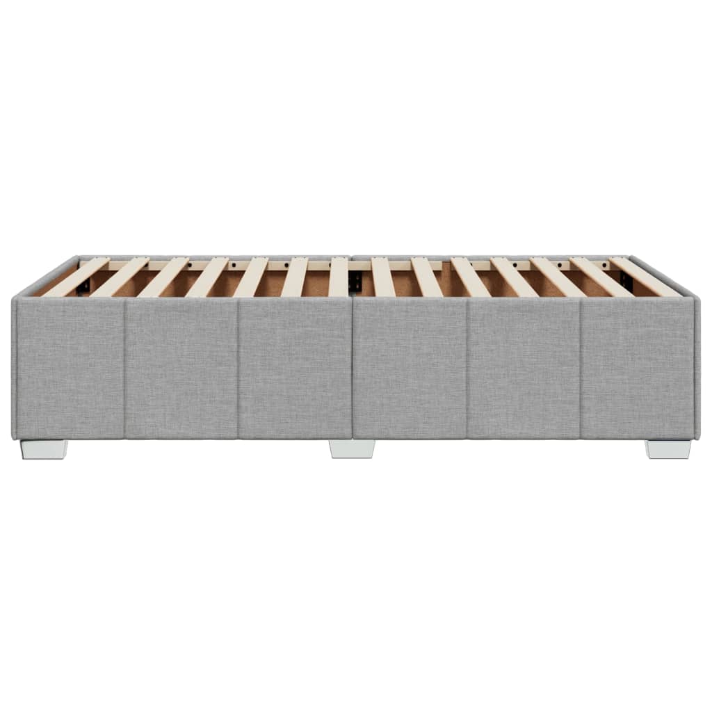 Bedframe stof lichtgrijs 90x190 cm