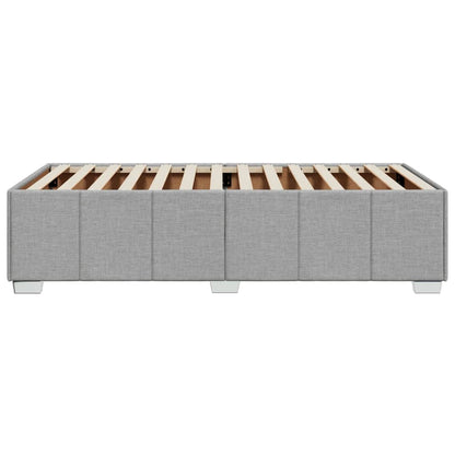 Bedframe stof lichtgrijs 90x190 cm