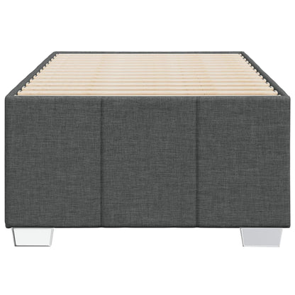 Bedframe stof donkergrijs 90x190 cm