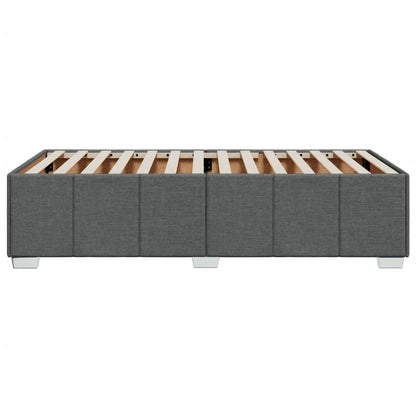 Bedframe stof donkergrijs 90x190 cm