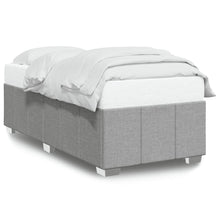Bedframe stof lichtgrijs 90x200 cm