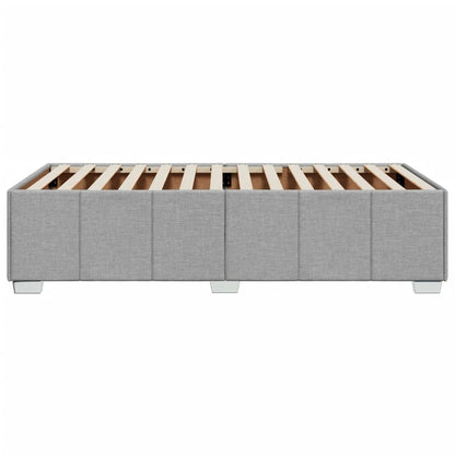 Bedframe stof lichtgrijs 90x200 cm