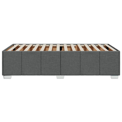 Bedframe stof donkergrijs 90x200 cm