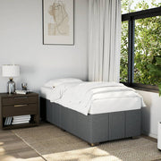 Bedframe 90x200 cm stof donkergrijs