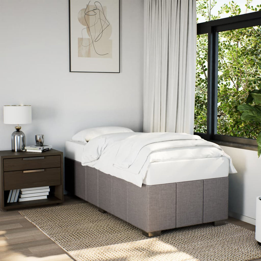 Bedframe Zonder Matras Stof 90 x 200 cm