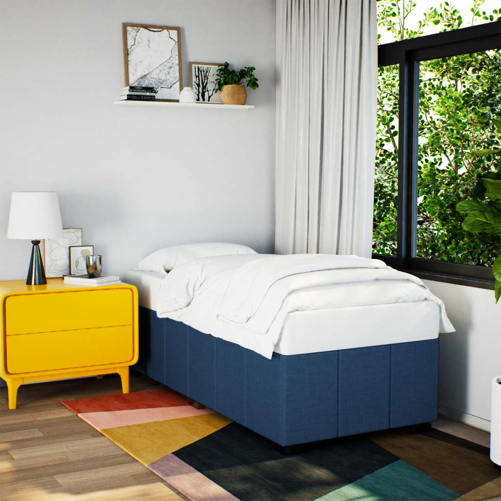 Bedframe Zonder Matras Stof 90 x 200 cm
