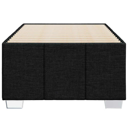 Bedframe Zonder Matras Stof 100 x 200 cm Zwart
