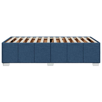 Bedframe Zonder Matras Stof 100 x 200 cm Blauw