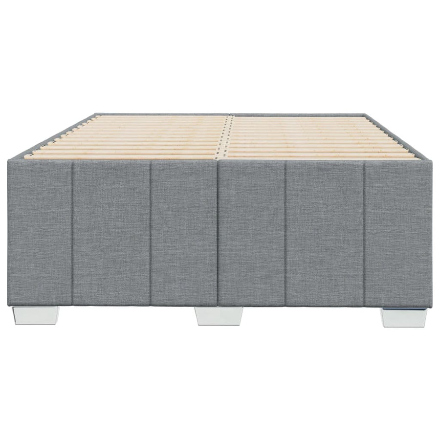 Bedframe stof lichtgrijs 120x190 cm