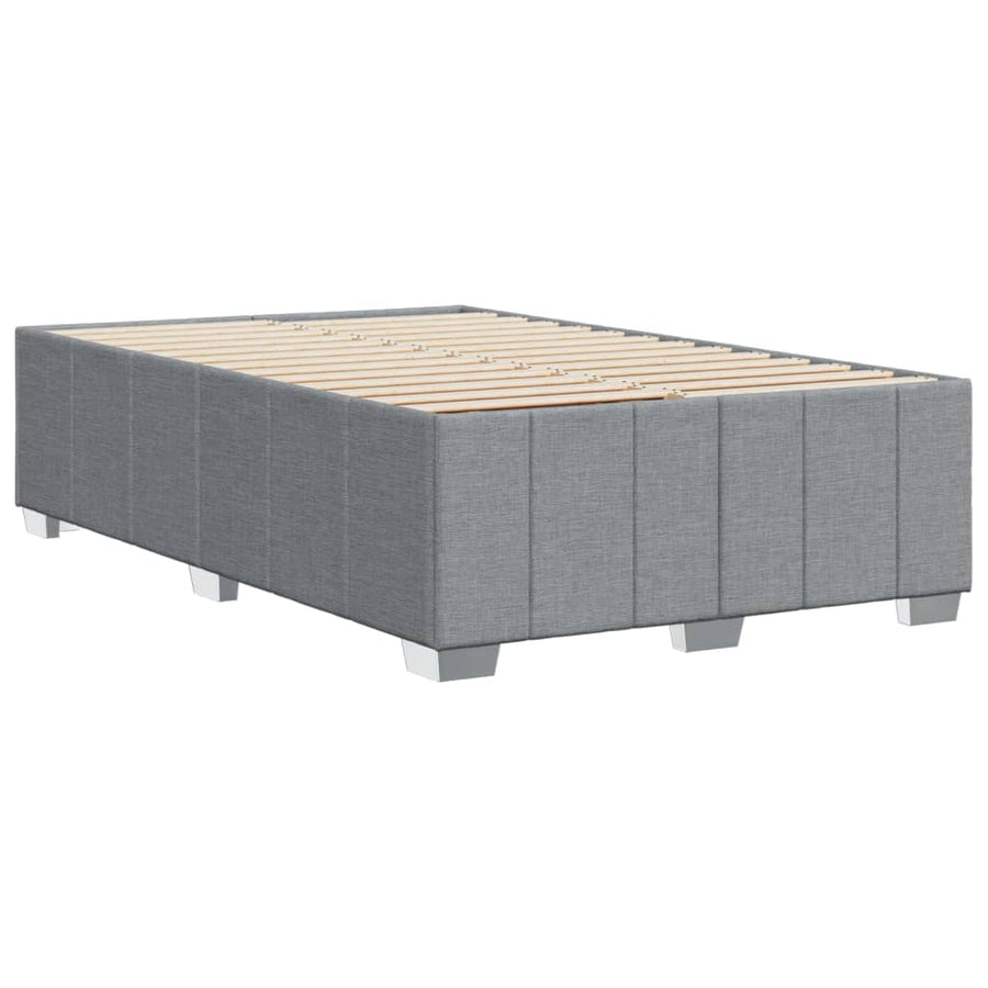 Bedframe stof lichtgrijs 120x190 cm