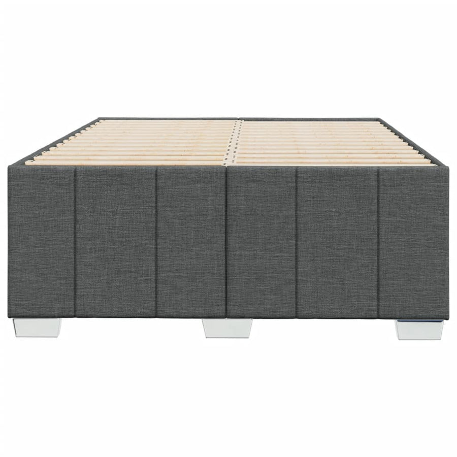 Bedframe zonder matras 120x190 cm stof donkergrijs