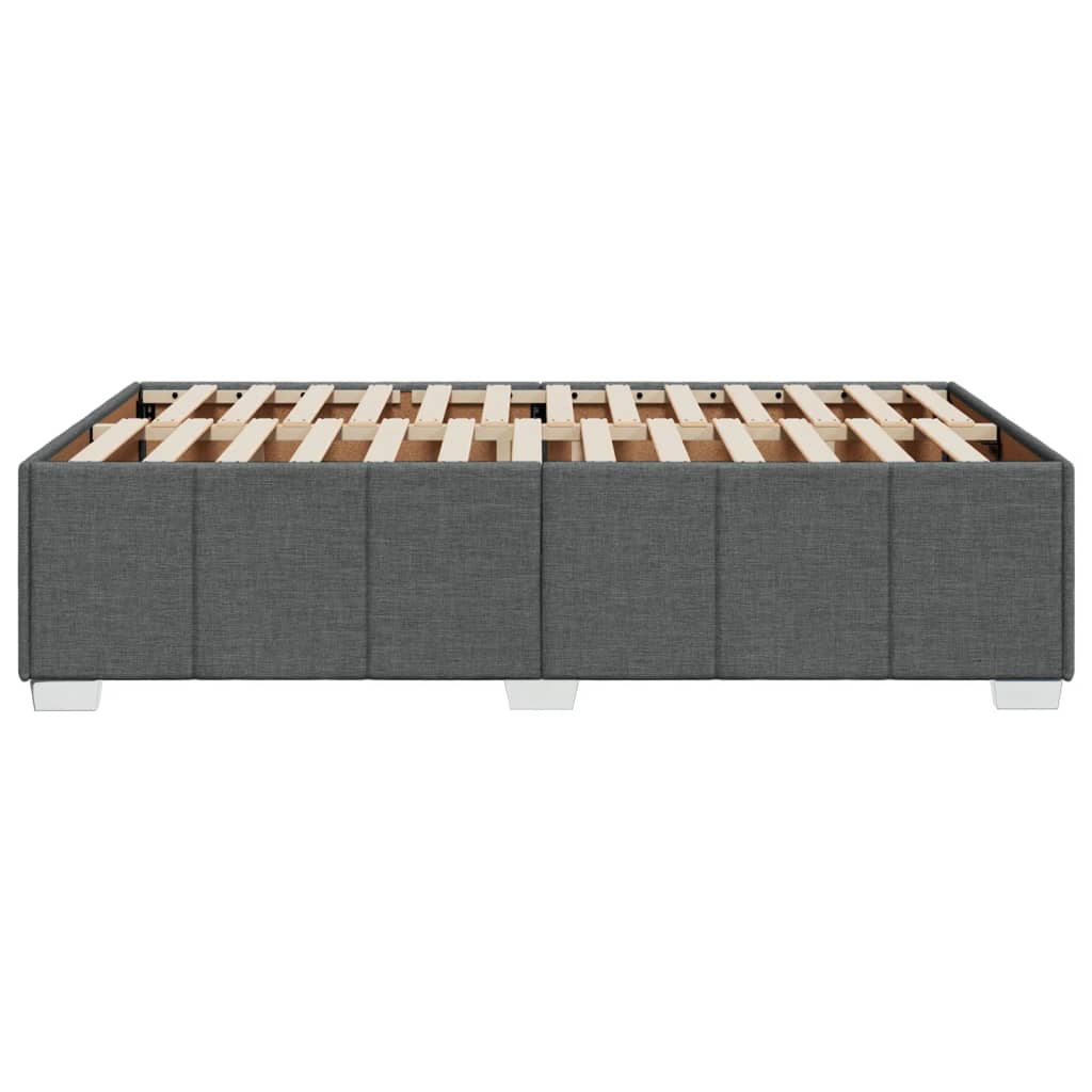 Bedframe zonder matras 120x190 cm stof donkergrijs